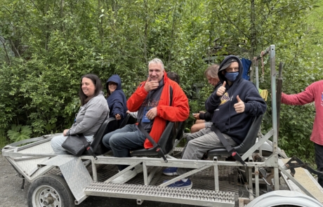 IMG_6052 Travelers on a summer dog sled