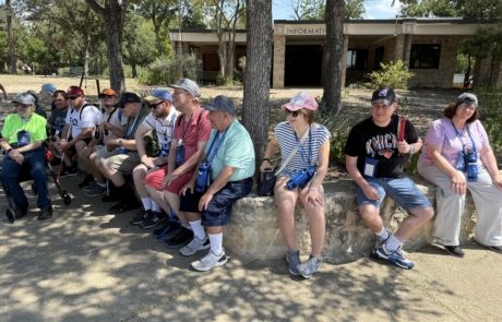 Travelers at the San Antonio Missions UNESCO World Heritage sites.
